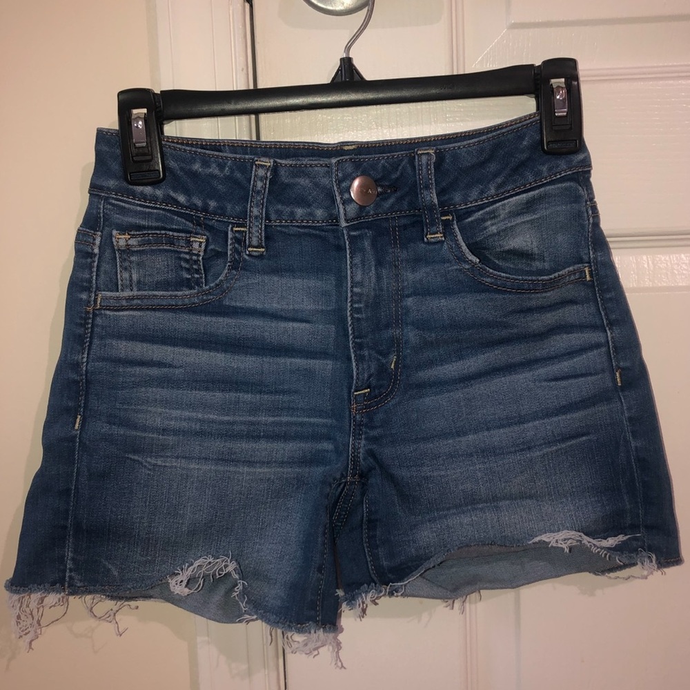 American Eagle high rise shorts size 0